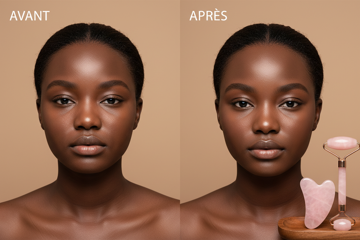 Avant/Après - Peau africaine